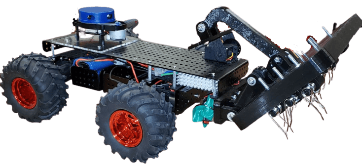 Autonomous weed management robot